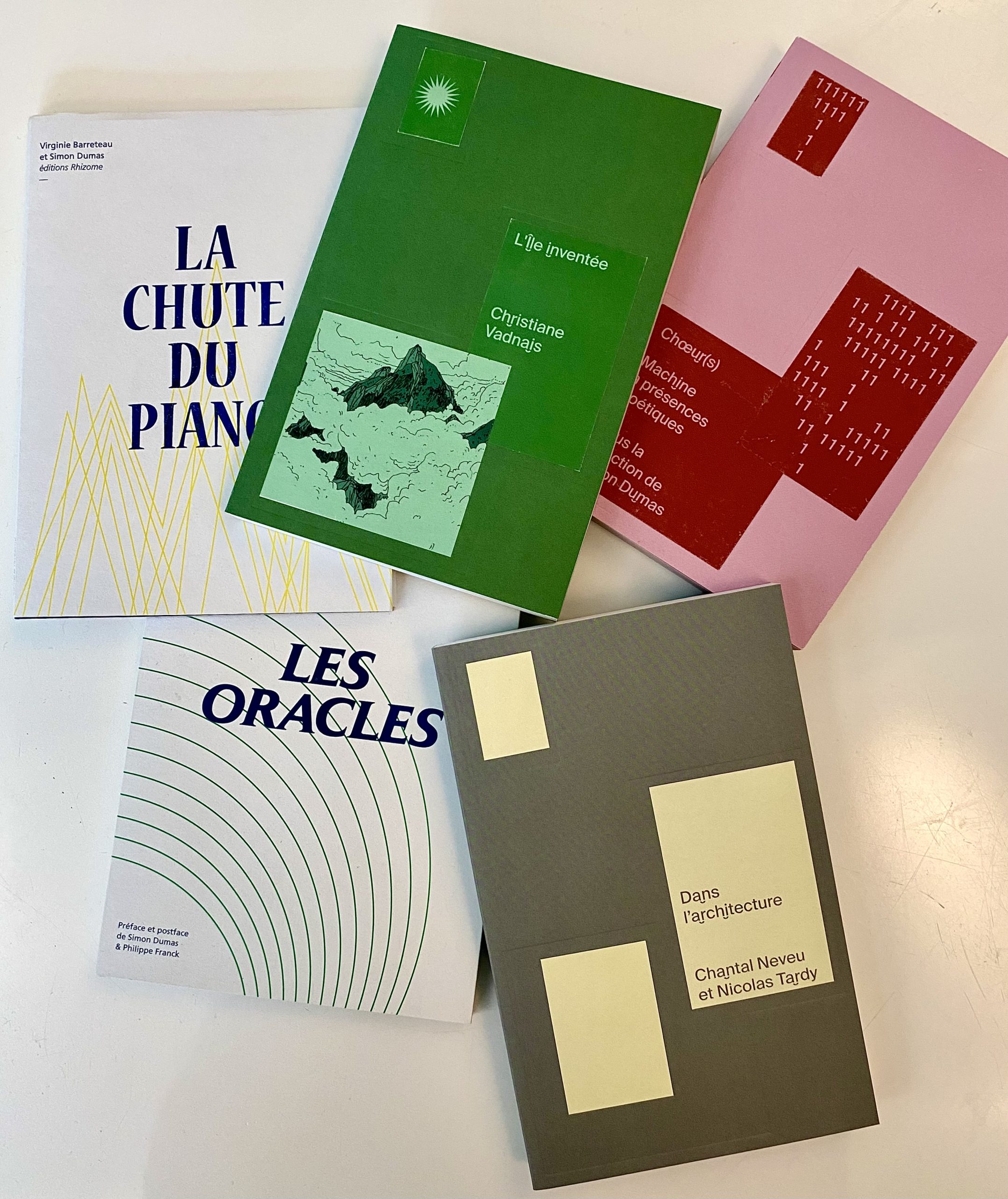Livres des éditions Rhizome